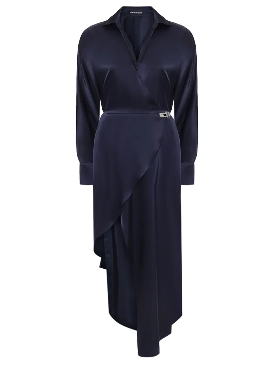 Платье однотонное