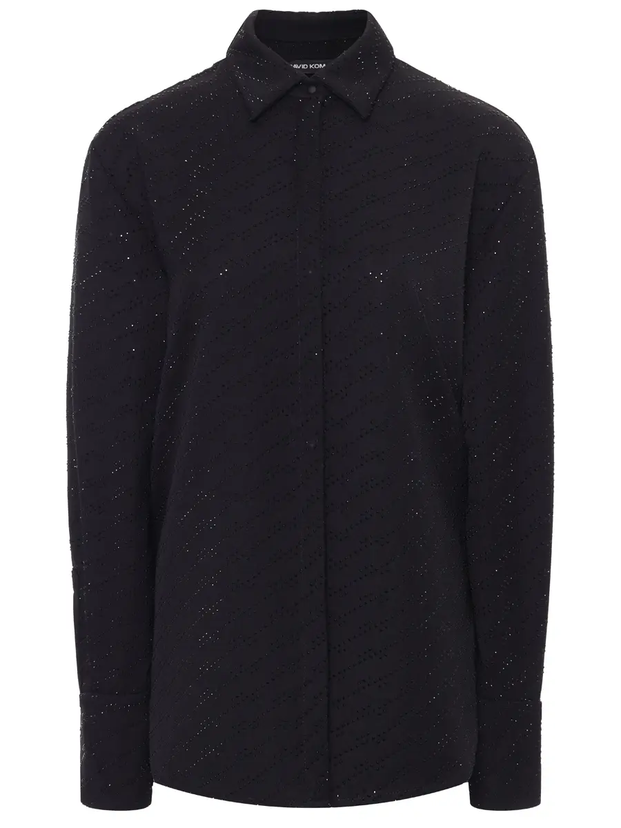 Рубашка со стразами