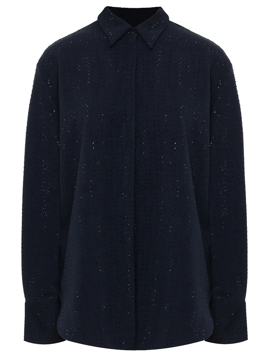 Рубашка со стразами