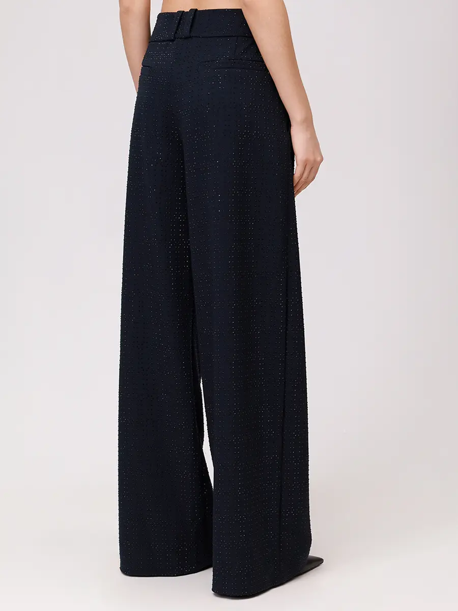 Брюки со стразами