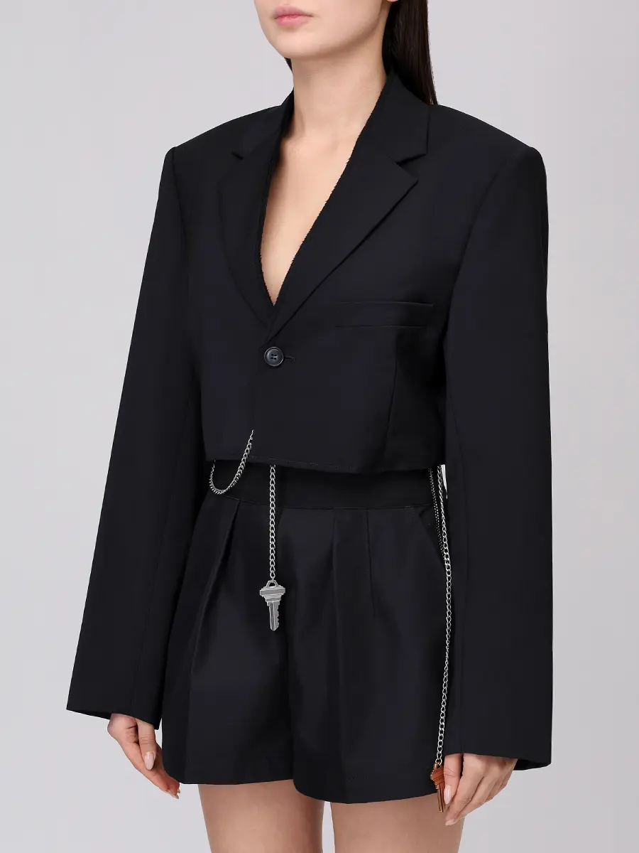 Жакет шерстяной