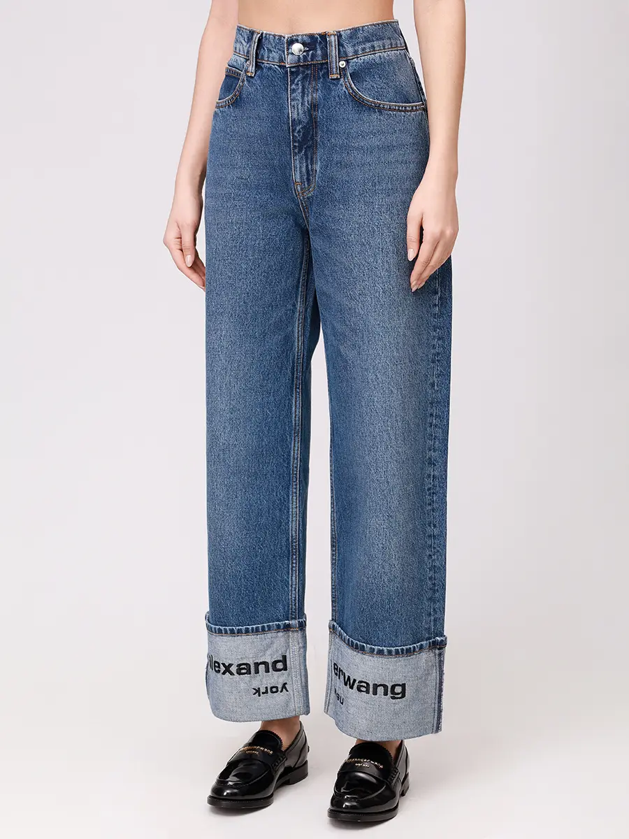 Джинсы хлопковые