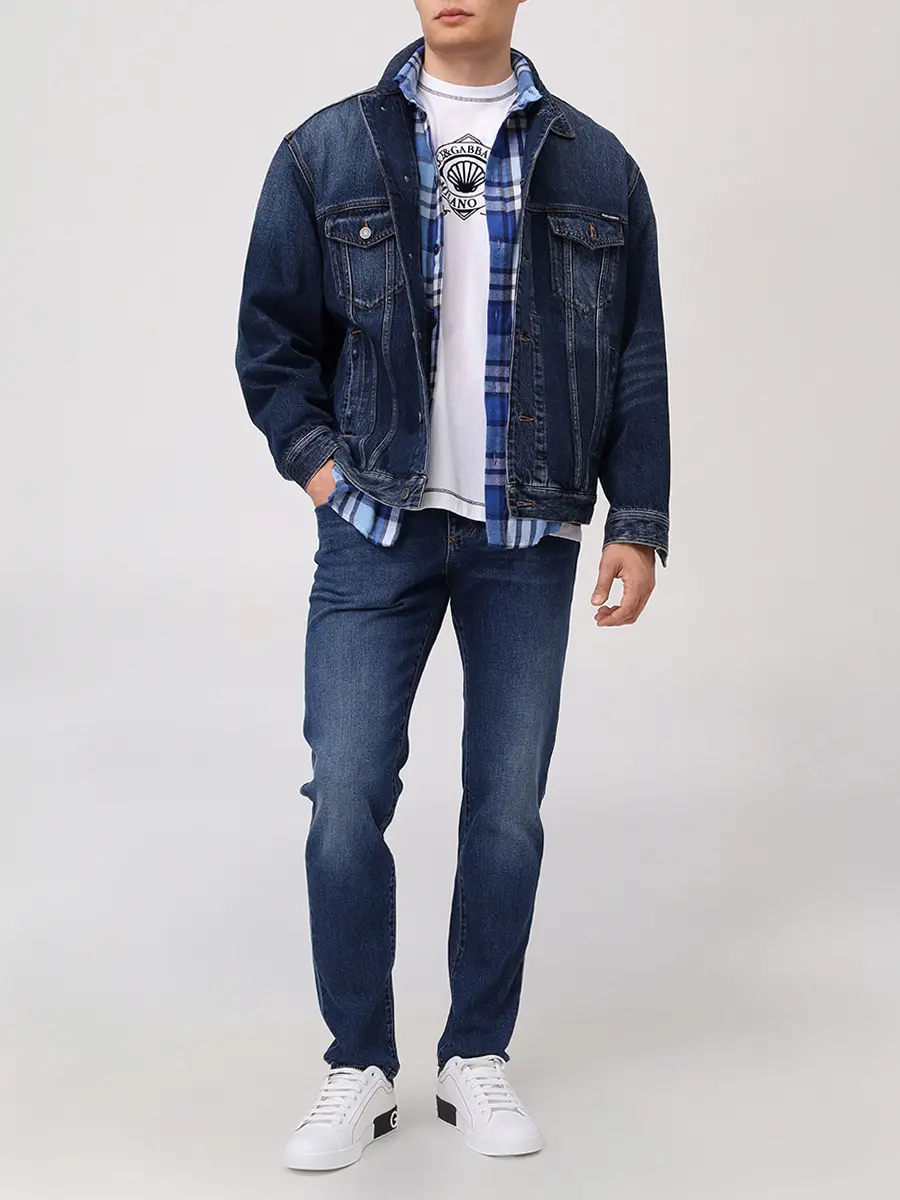 Джинсы Slim Fit хлопковые