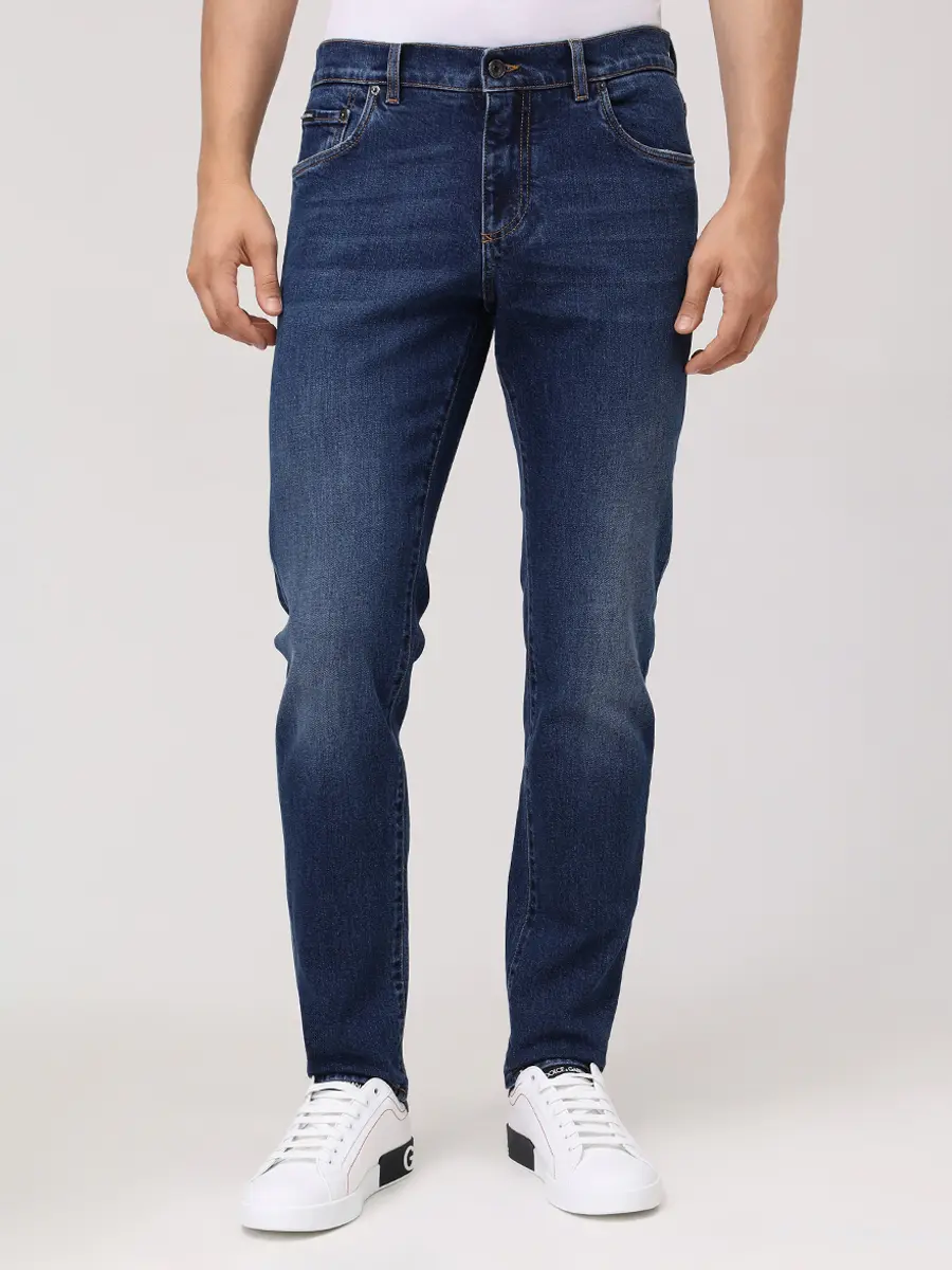 Джинсы Slim Fit хлопковые