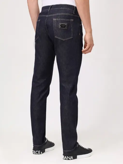 Джинсы Slim Fit хлопковые DOLCE & GABBANA