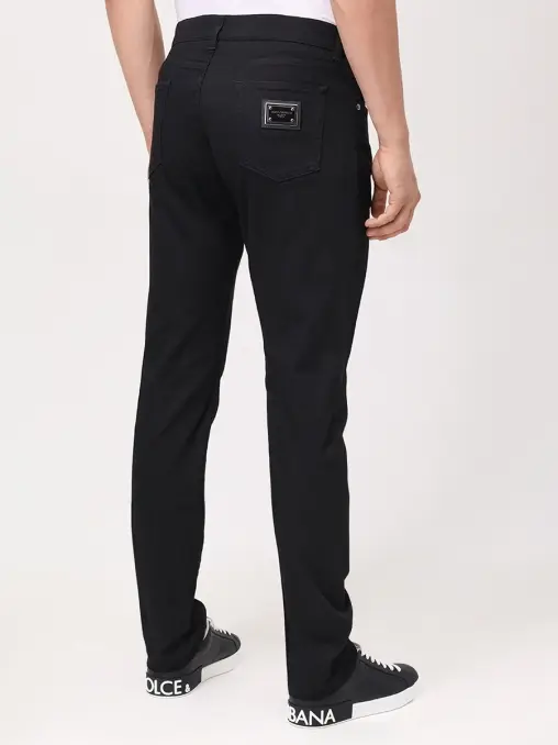 Джинсы Slim Fit хлопковые DOLCE & GABBANA