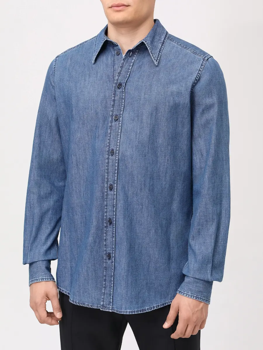 Рубашка джинсовая