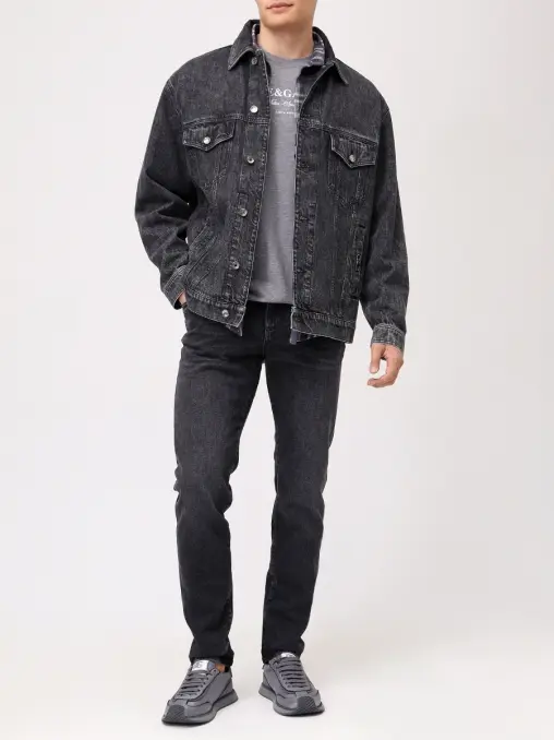 Джинсы Slim Fit хлопковые DOLCE & GABBANA