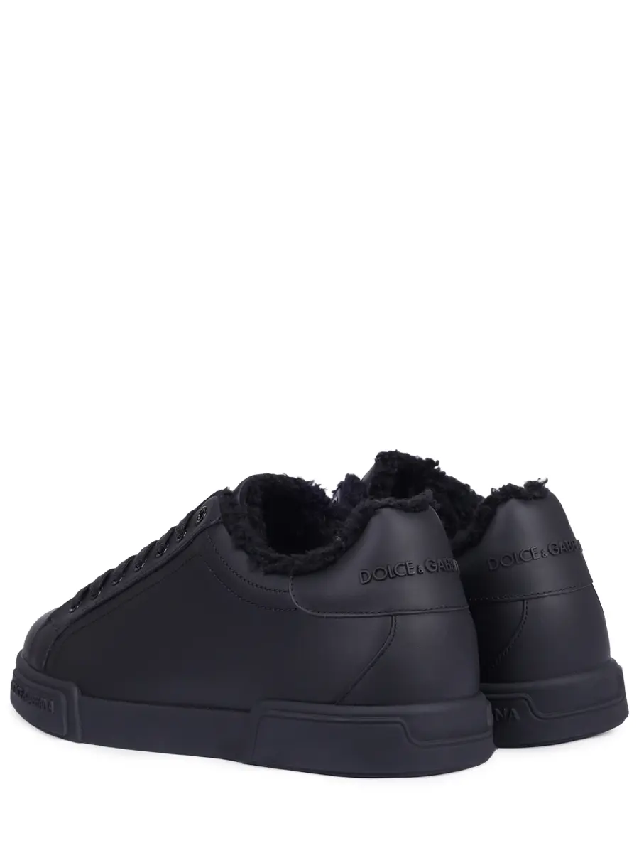 Кеды кожаные на меху Portofino