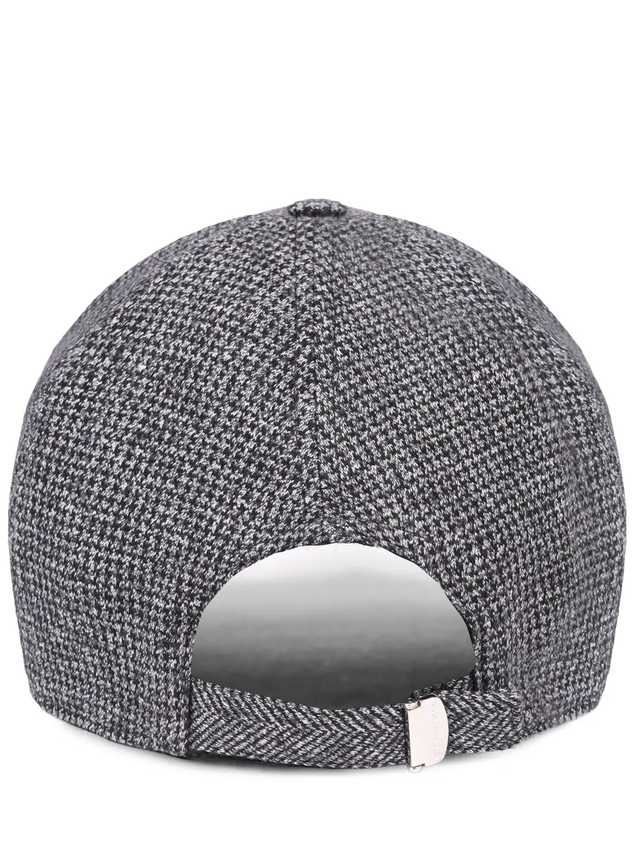 Бейсболка из хлопка и шерсти