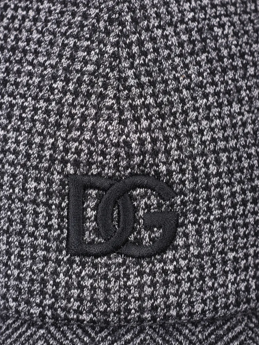 Бейсболка из хлопка и шерсти