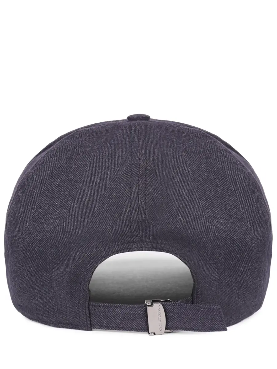 Бейсболка из хлопка и вискозы