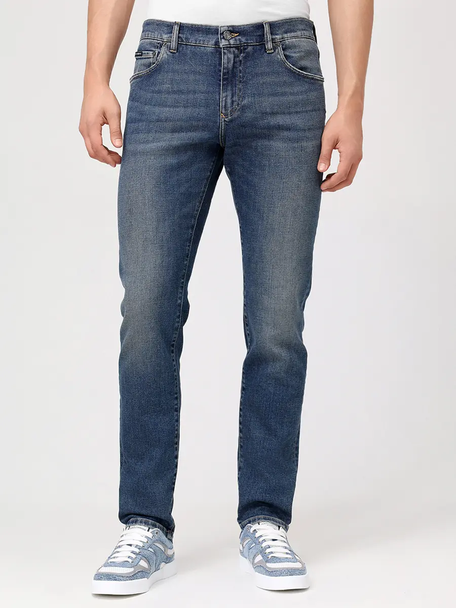 Джинсы Slim Fit хлопковые