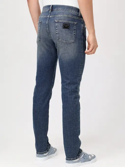 Джинсы Slim Fit хлопковые DOLCE & GABBANA