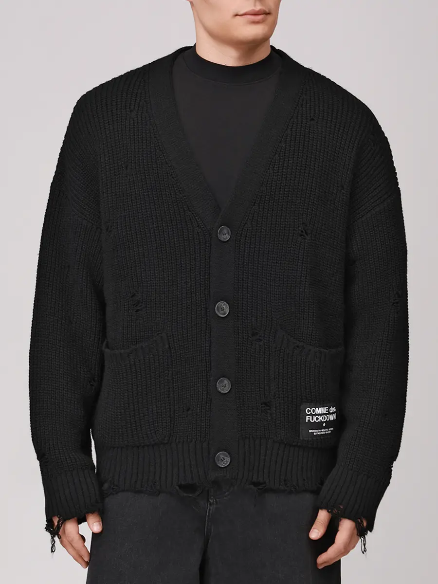 Кардиган вязаный