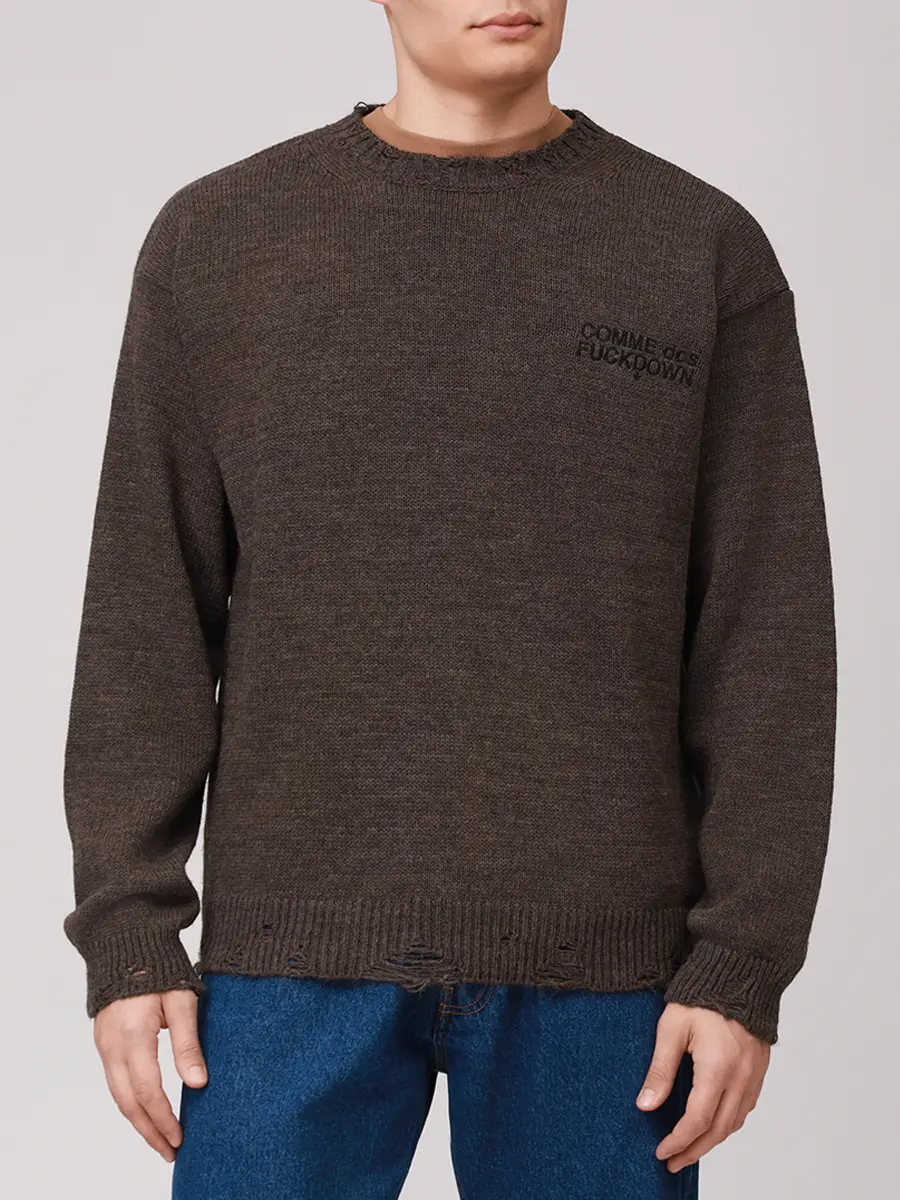 Джемпер вязаный