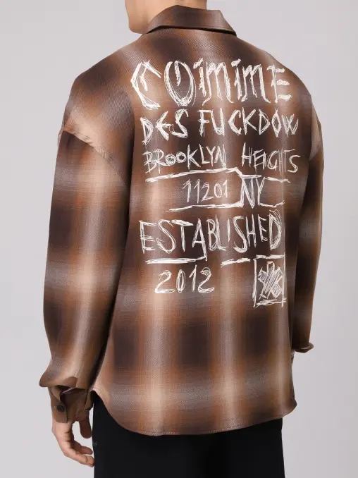 Рубашка в клетку COMME DES FUCKDOWN