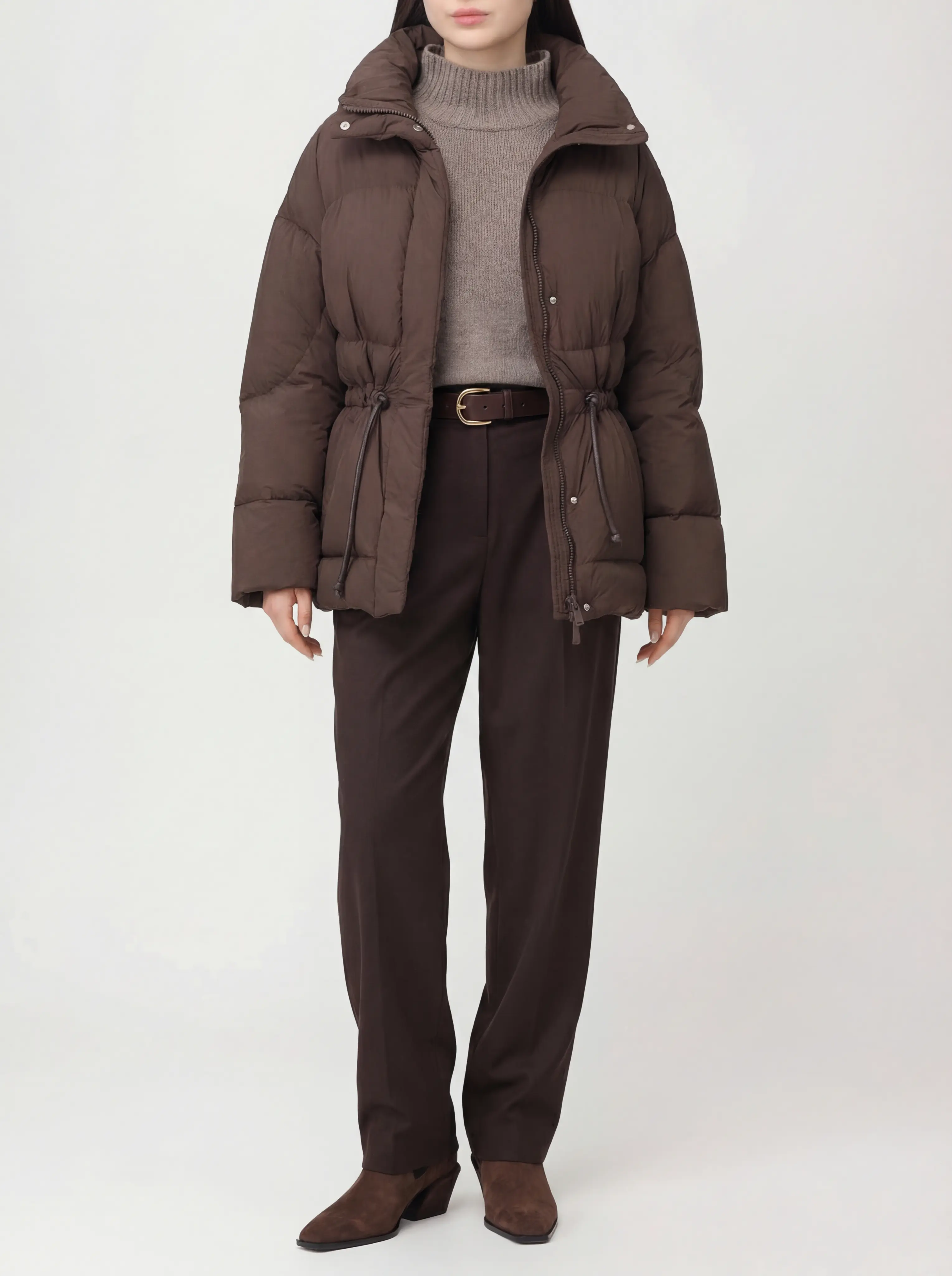 Пуховик стеганый