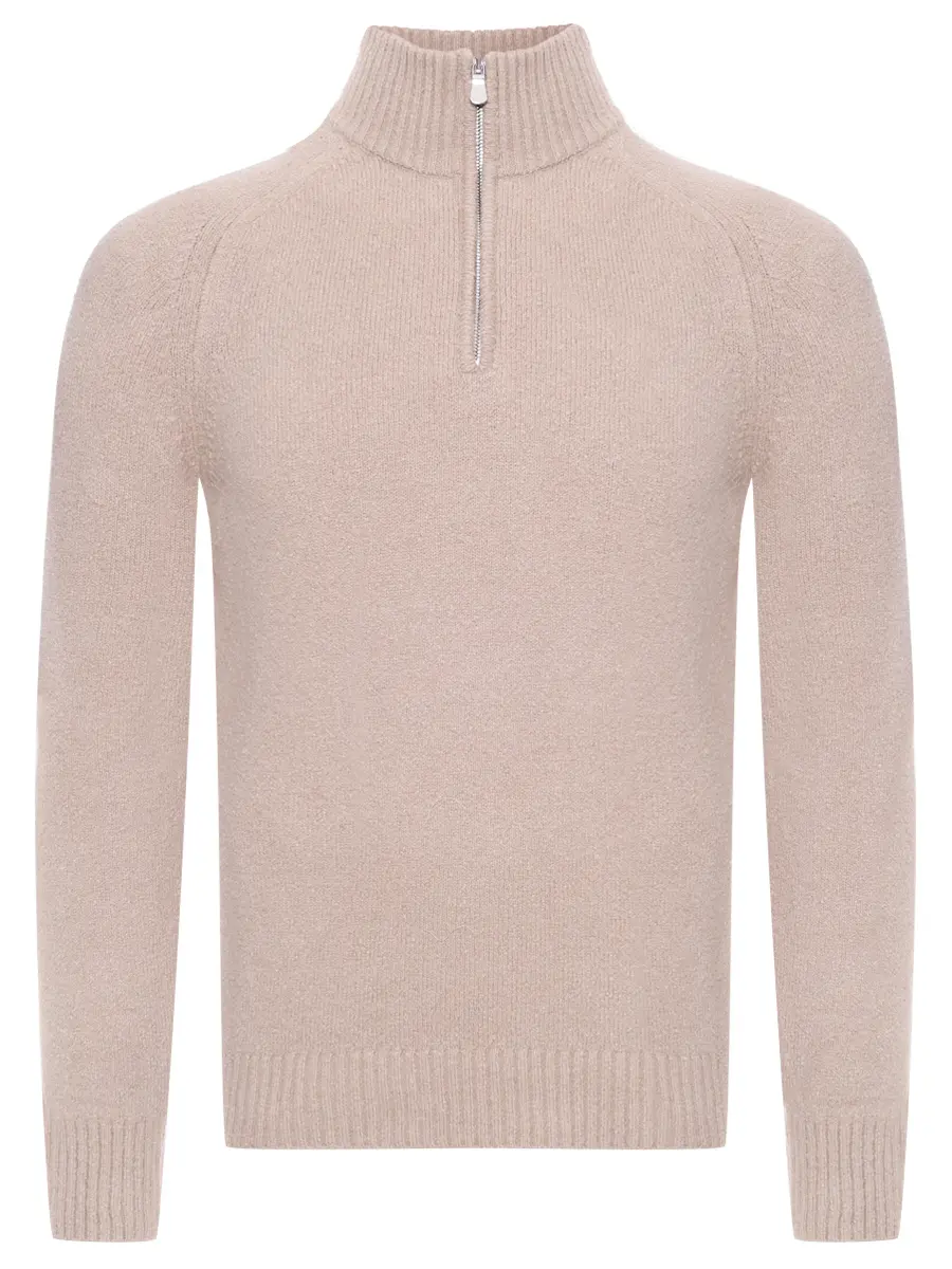 Джемпер из шерсти и хлопка