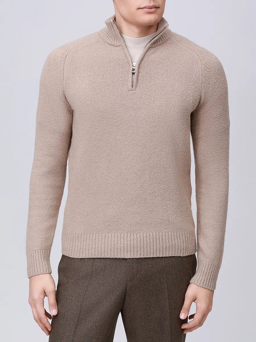 Джемпер из шерсти и хлопка