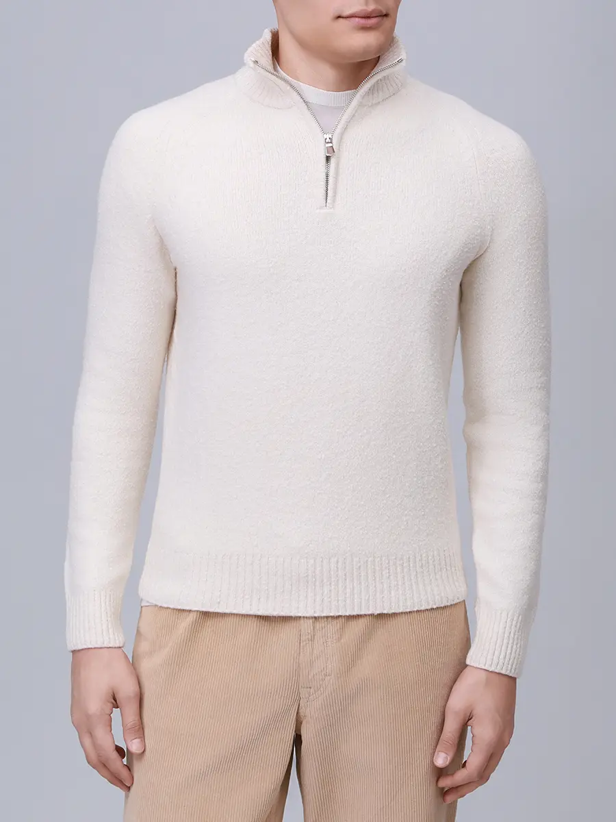 Джемпер из шерсти и хлопка