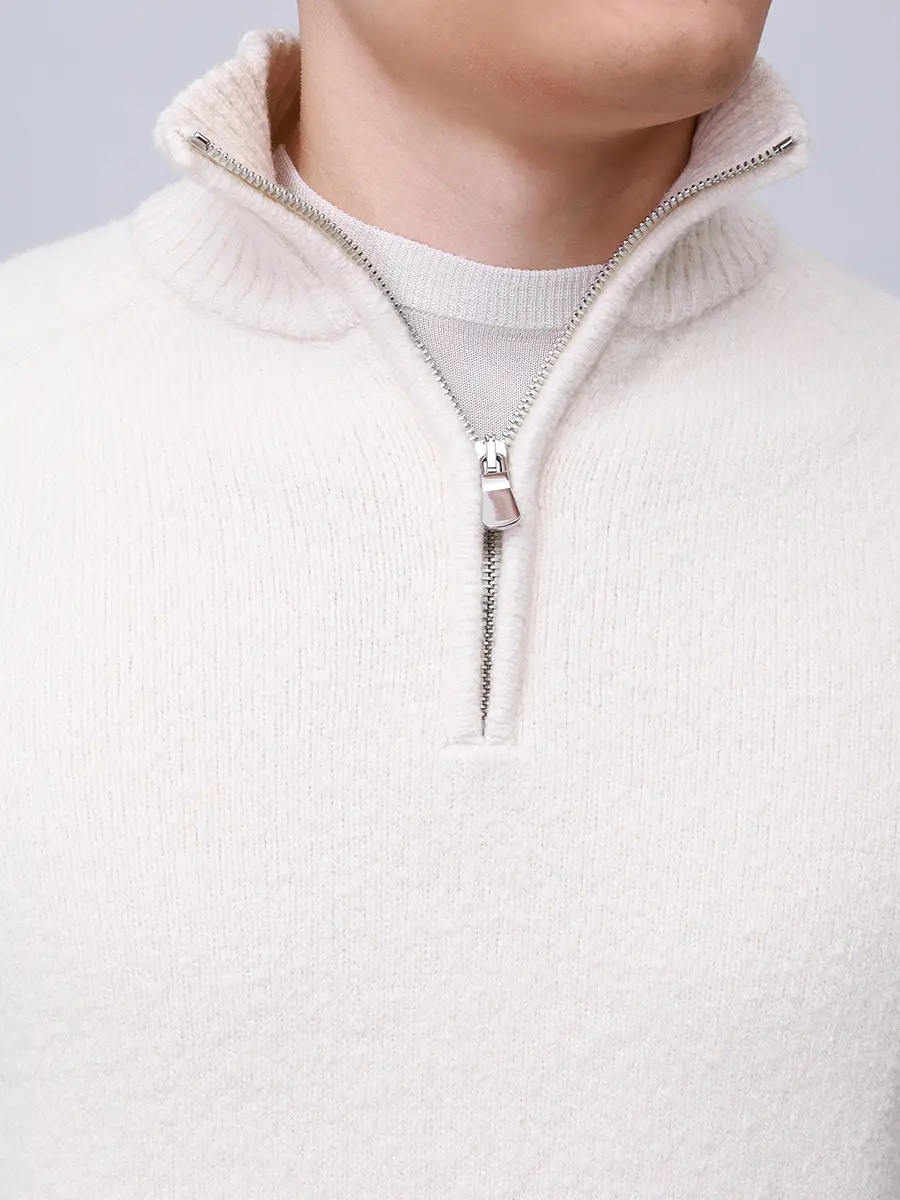 Джемпер из шерсти и хлопка