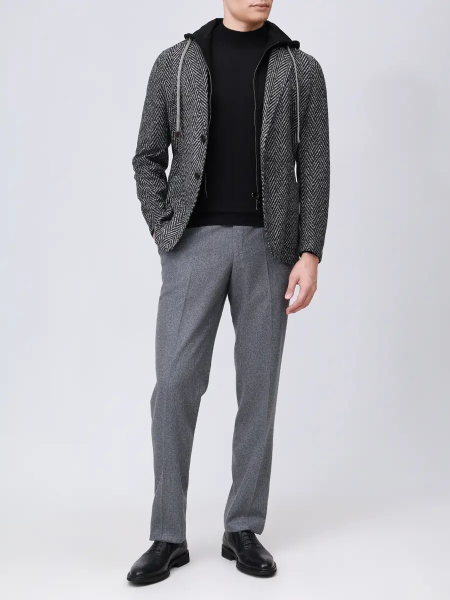 Бадлон из шерсти и шелка