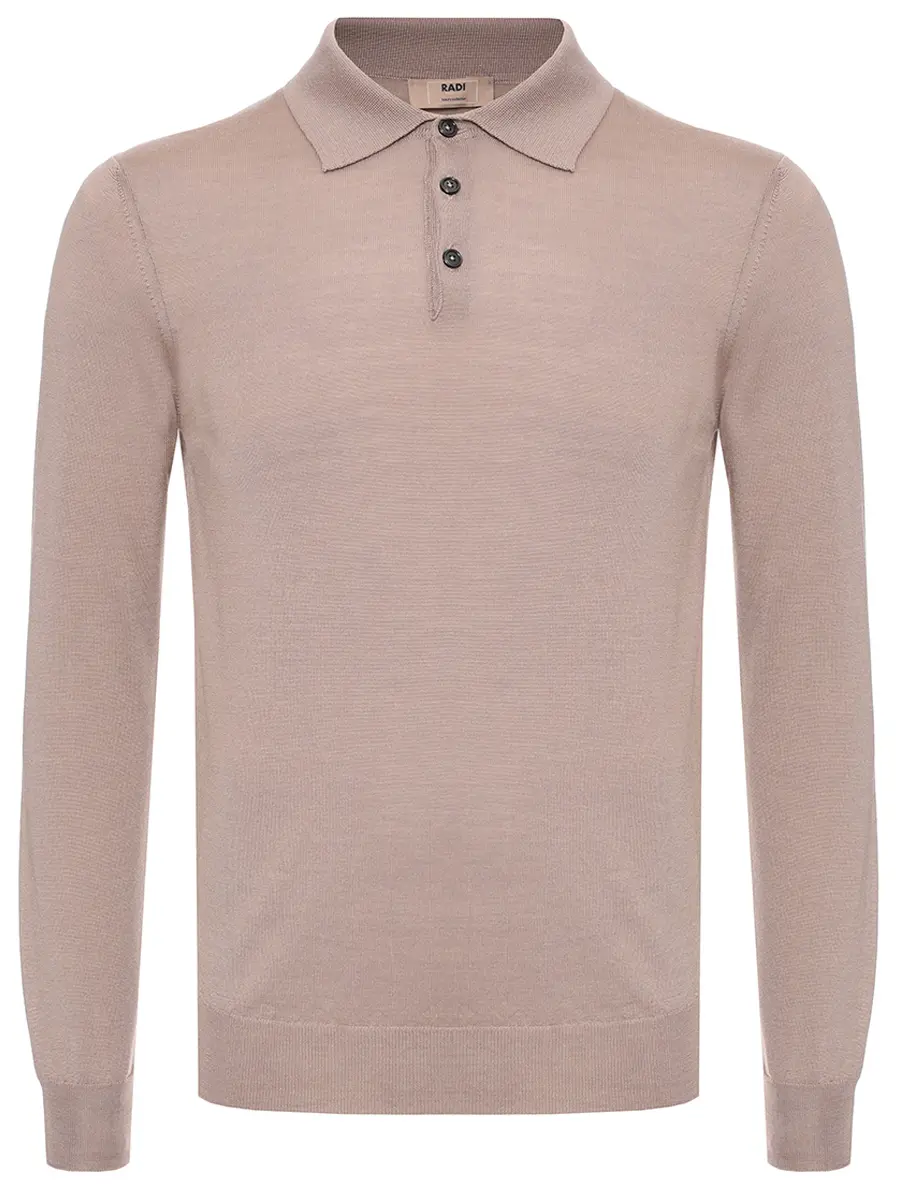 Поло из шерсти и шелка