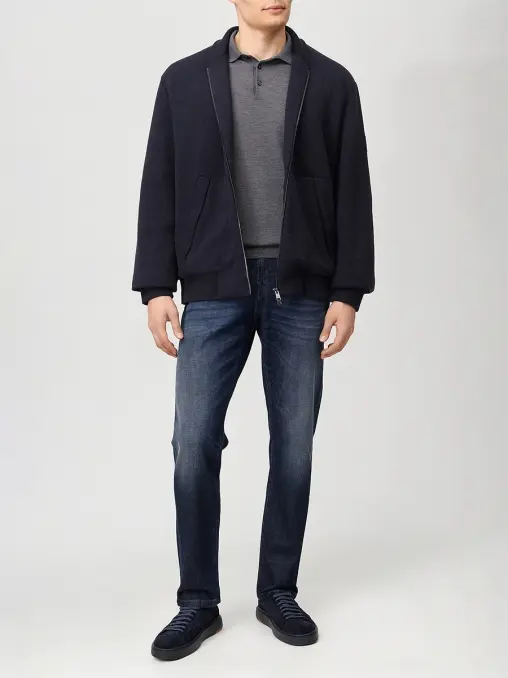 Поло из шерсти и шелка RADI PERUGIA