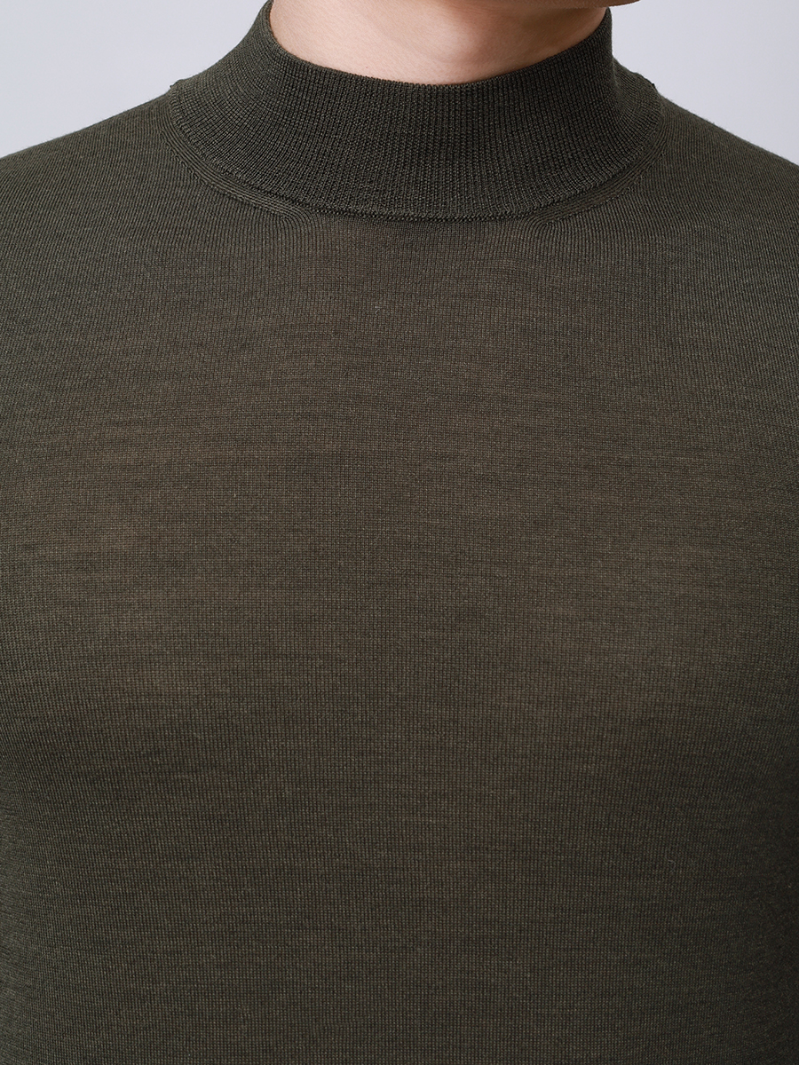 Бадлон из шерсти и шелка