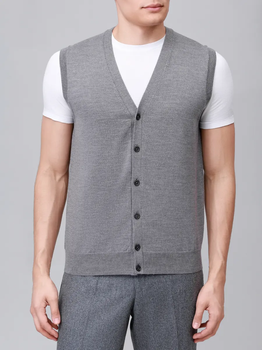 Жилет шерстяной