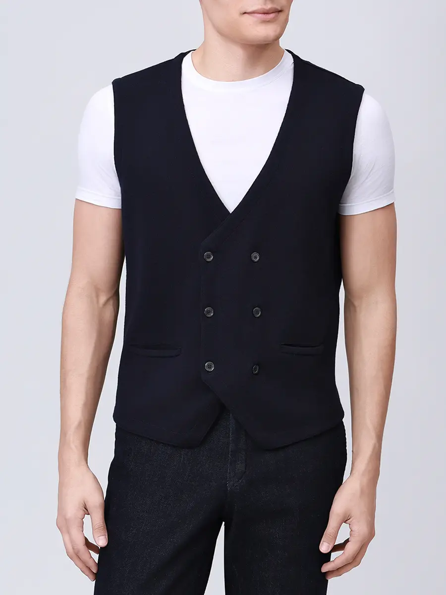 Жилет шерстяной