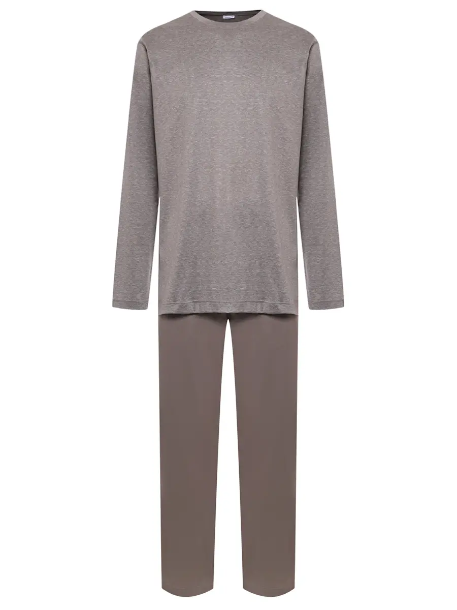 Пижама из хлопка и шелка