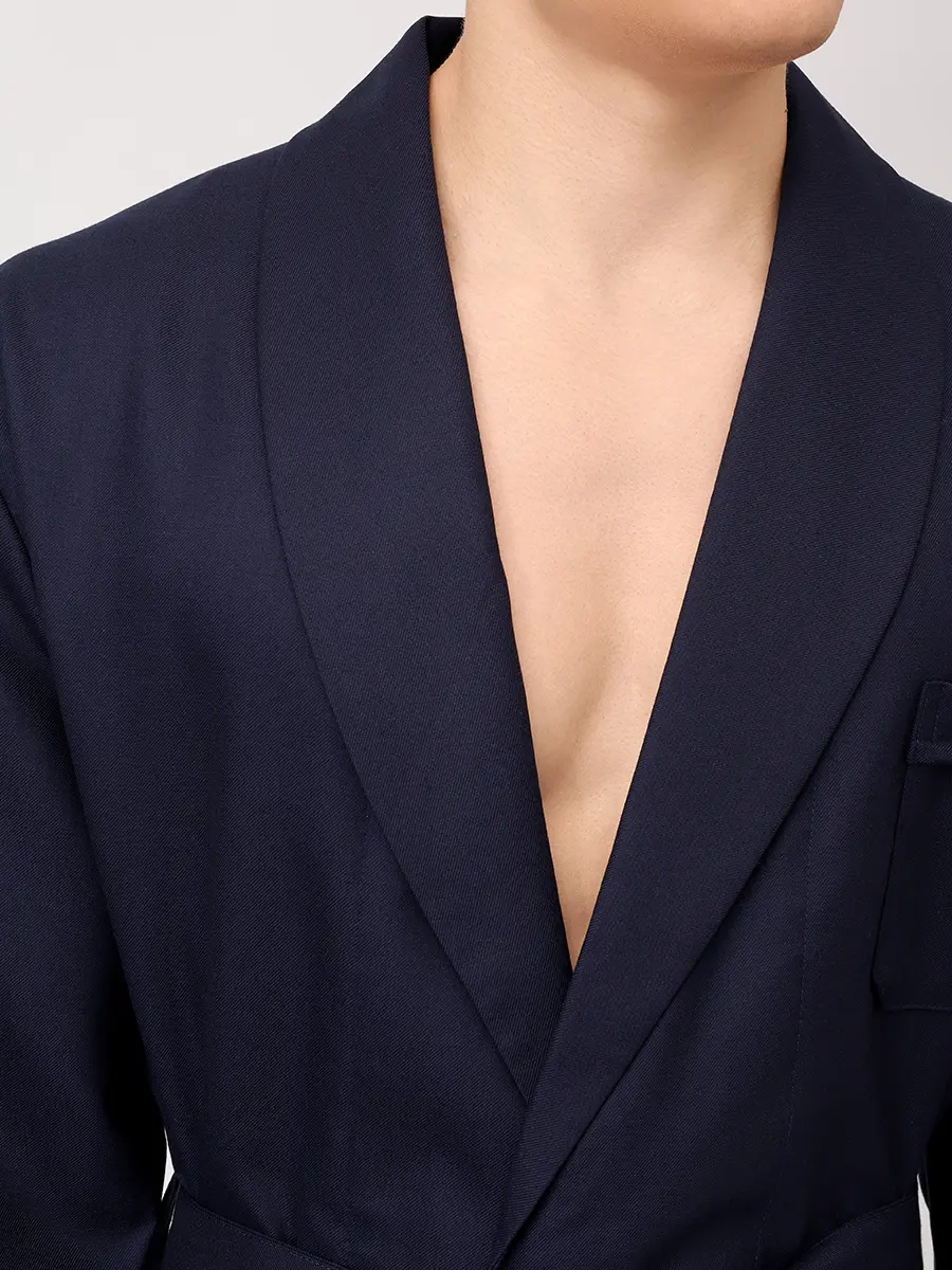 Халат шерстяной