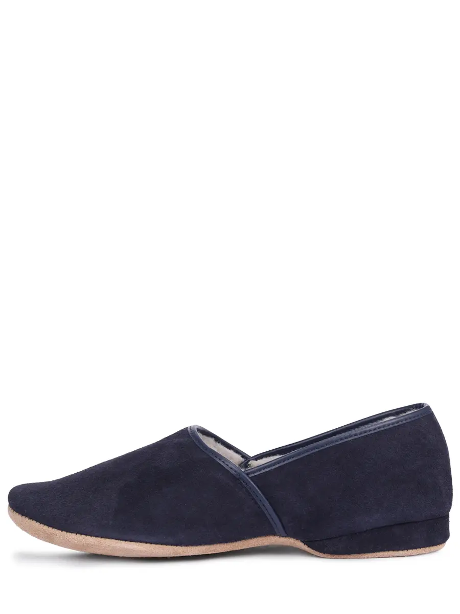 Тапочки замшевые на меху