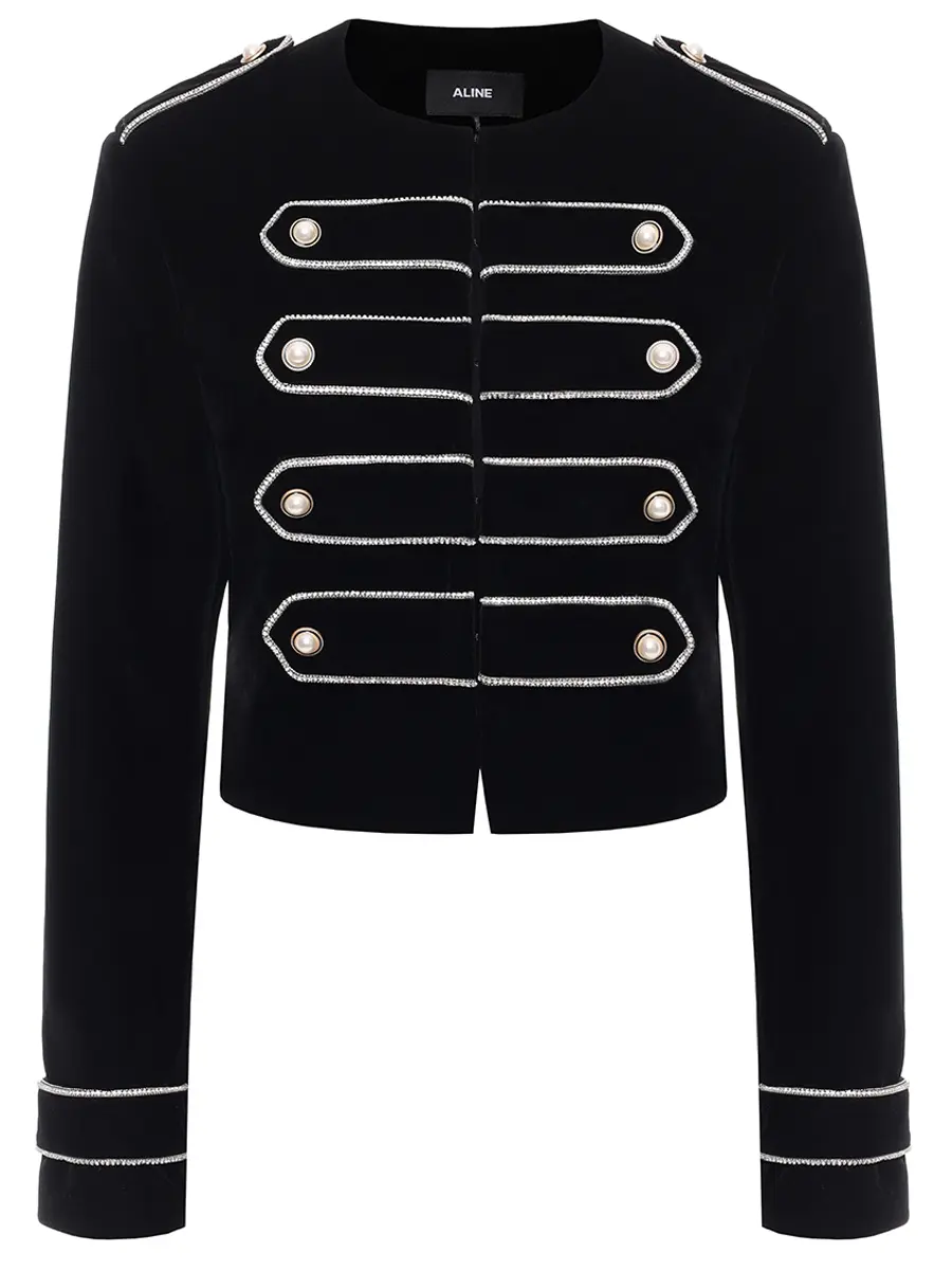 Жакет бархатный