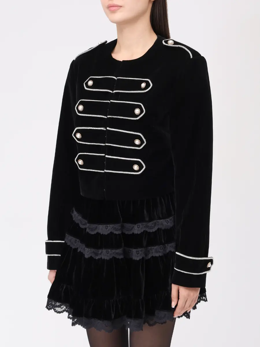 Жакет бархатный