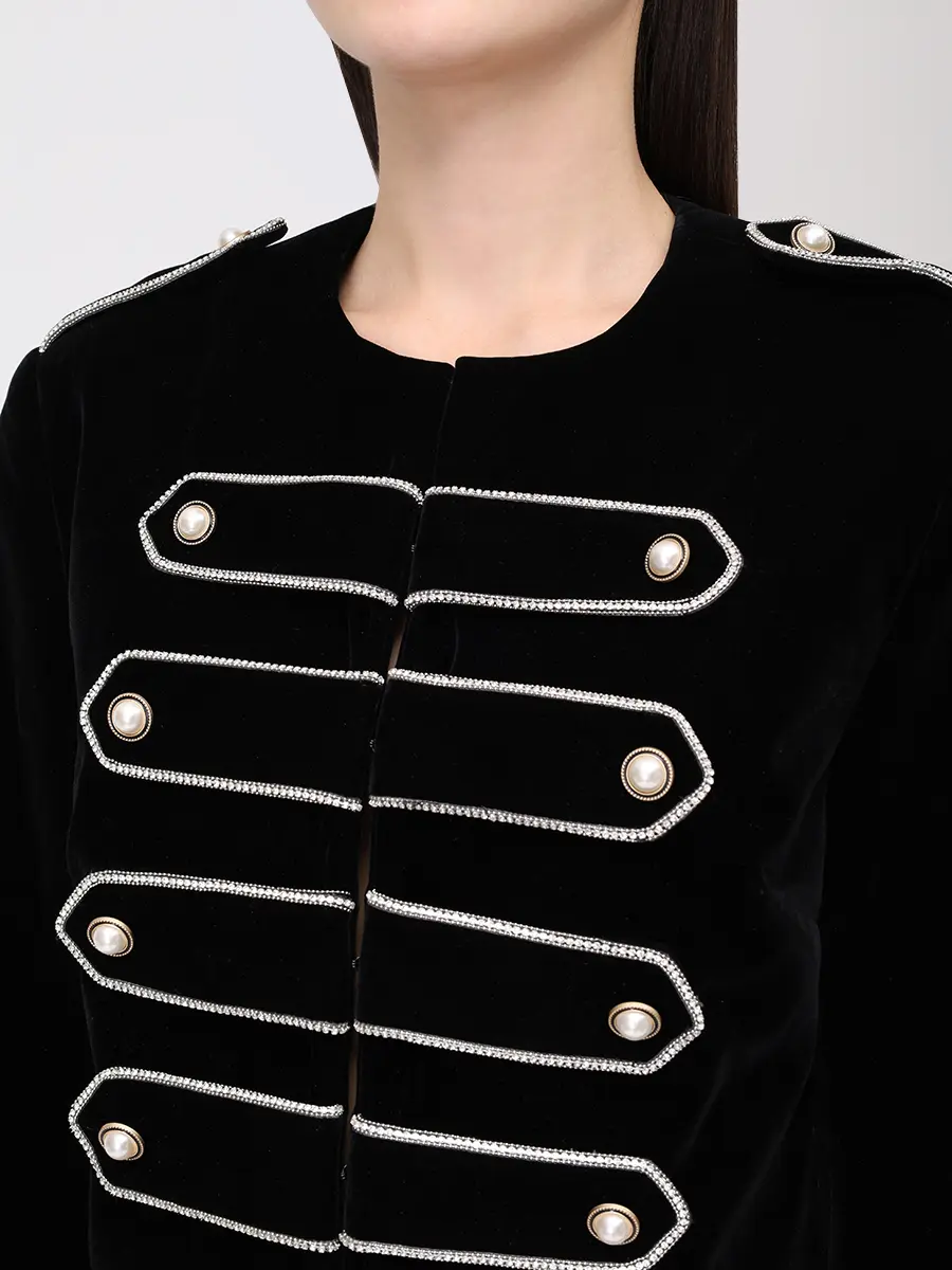 Жакет бархатный