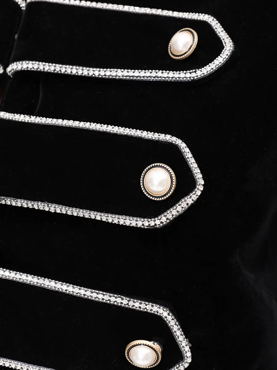 Жакет бархатный