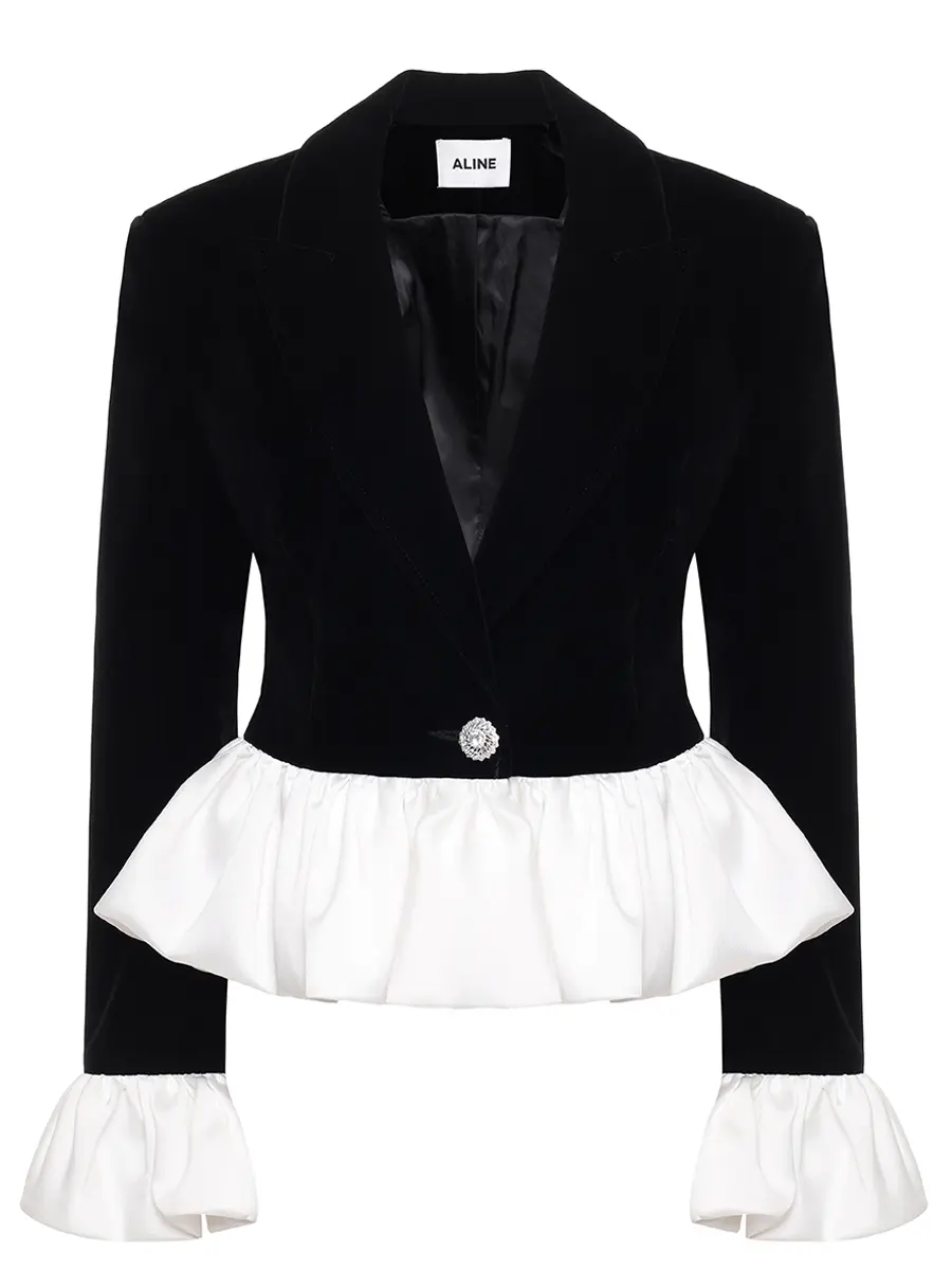 Жакет бархатный