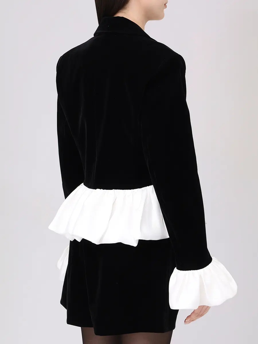 Жакет бархатный