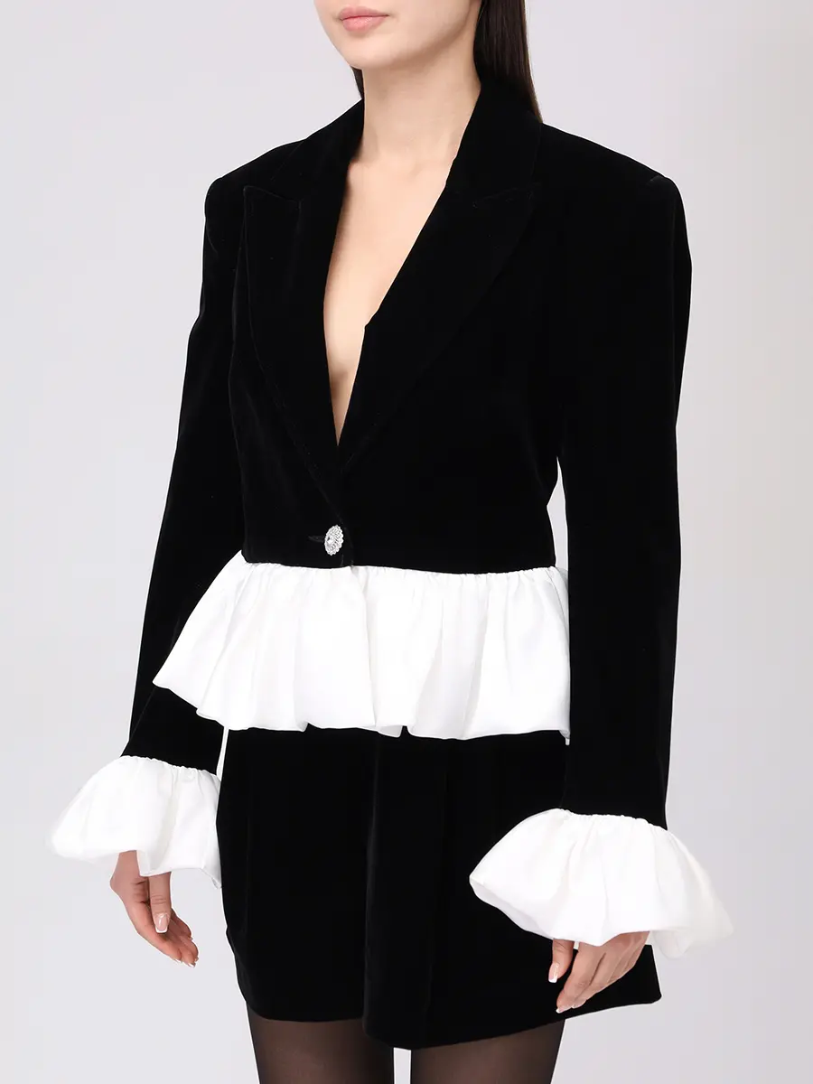 Жакет бархатный