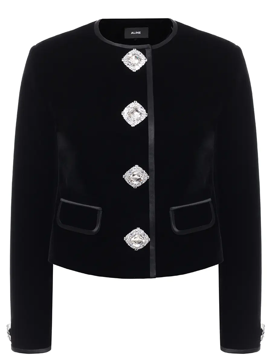 Жакет бархатный