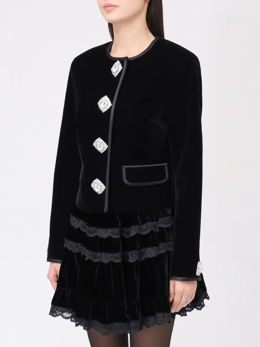 Жакет бархатный