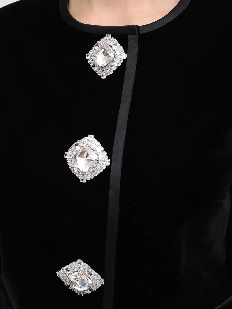 Жакет бархатный