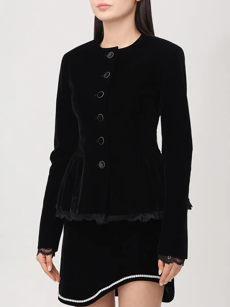 Пиджак бархатный