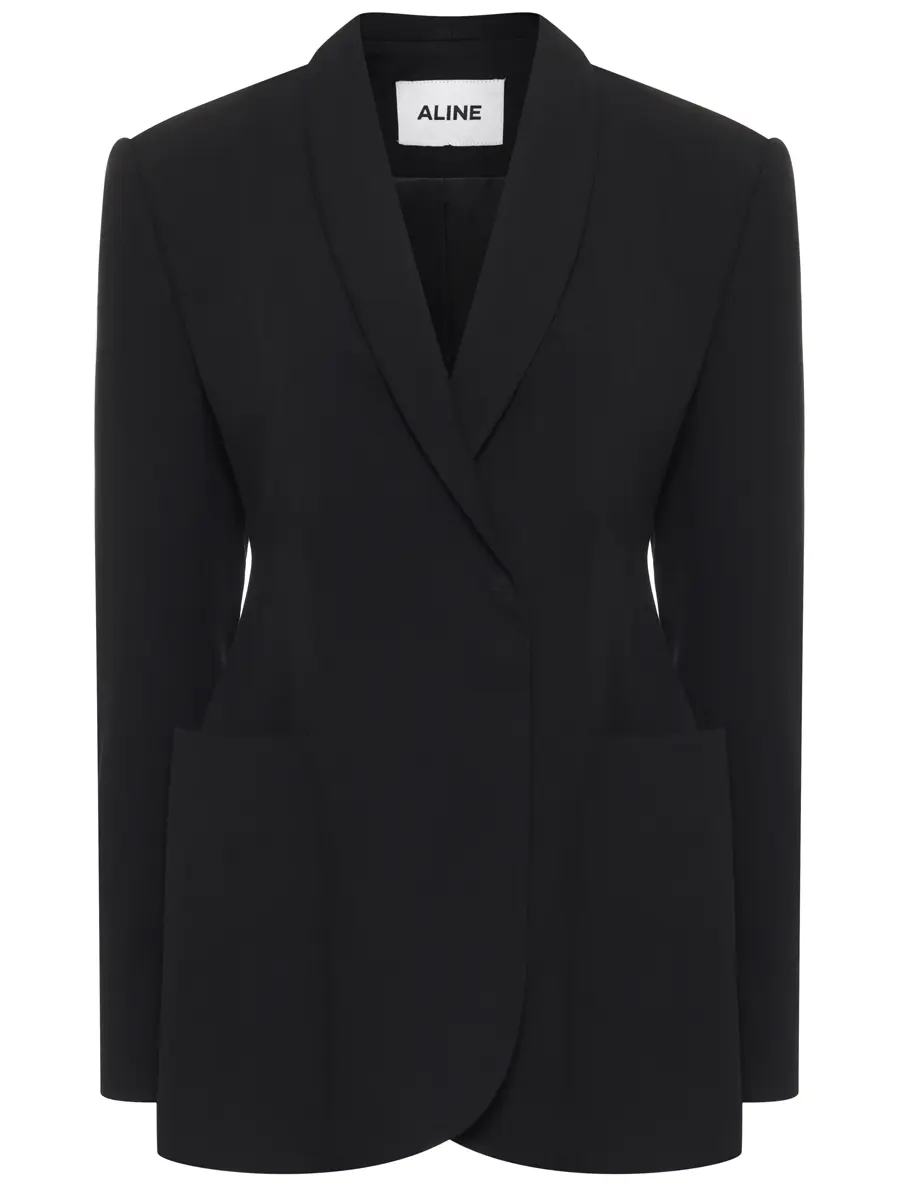 Пиджак из вискозы и шерсти