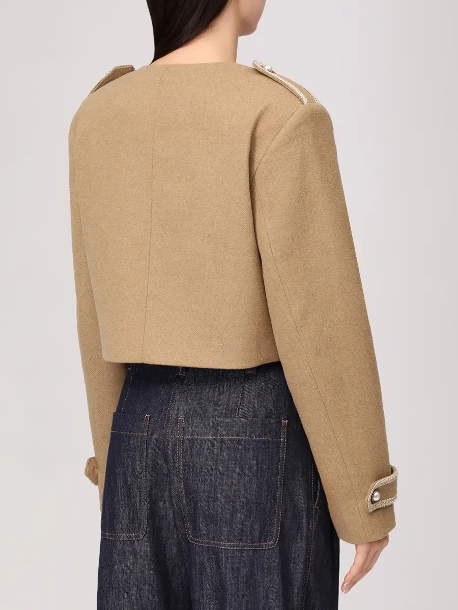 Жакет шерстяной