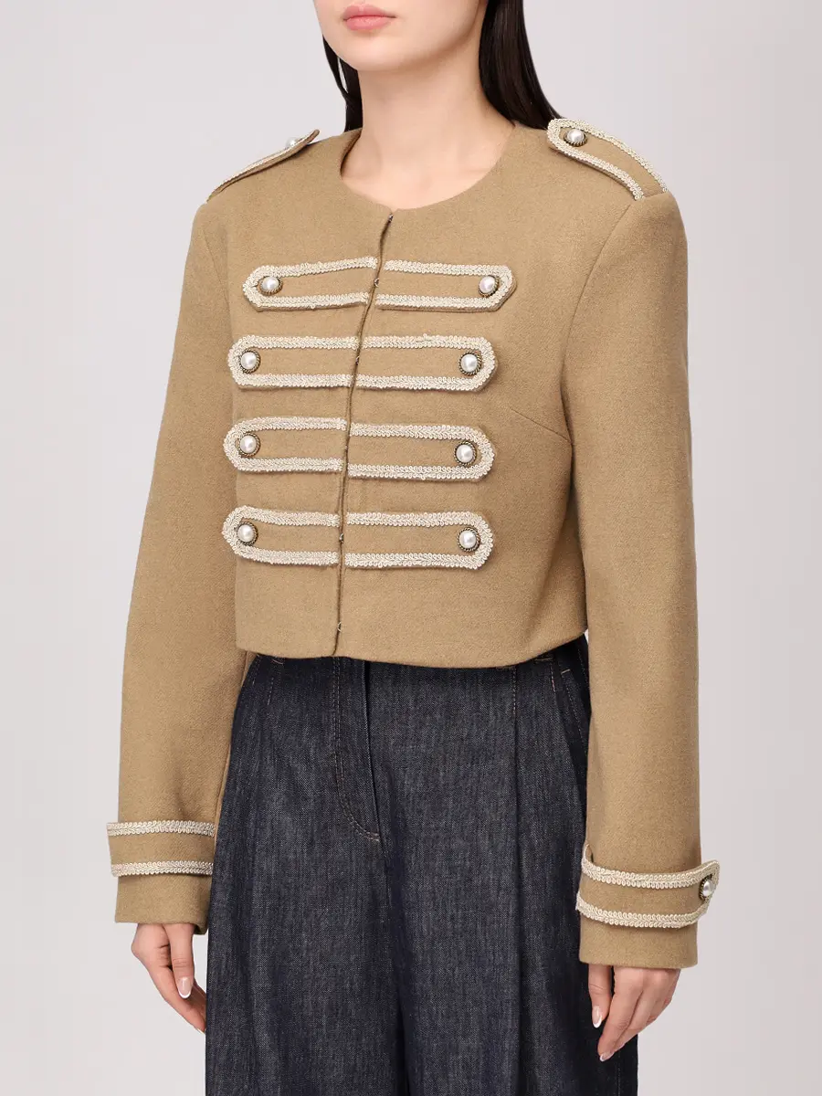 Жакет шерстяной