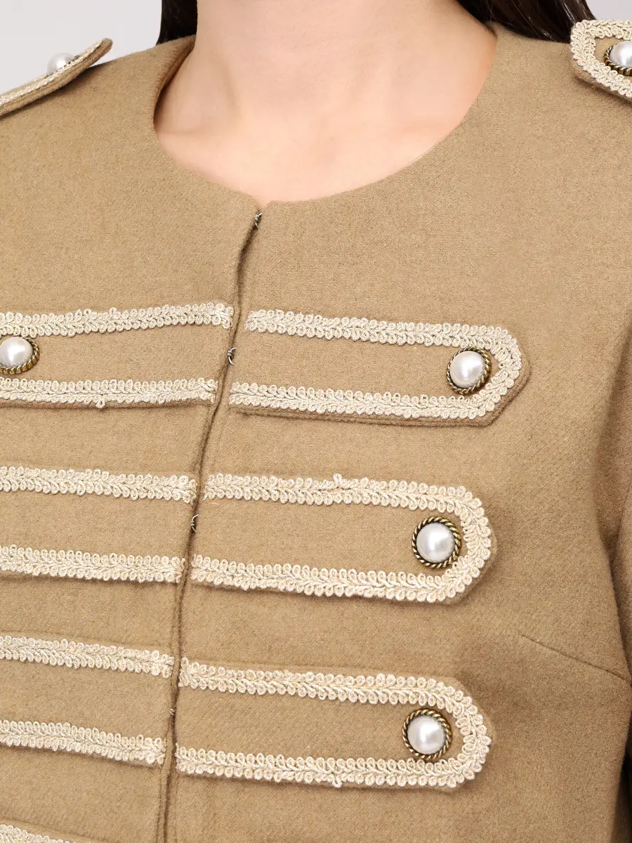 Жакет шерстяной